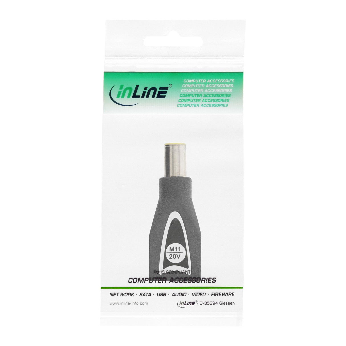 Enchufe Interruptor Inline M11 (20v) Para Cargador Universal 90w / 120 W Negro
