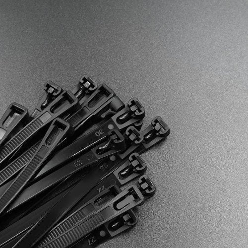 Opaski Zaciskowe Wielorazowe/Trytytki 7.2350mm Nylon Uv Czarne