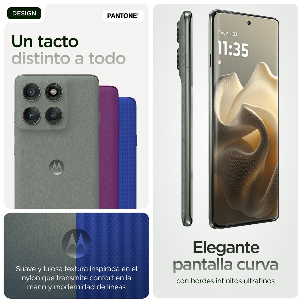 EAN 0840023288869 - Motorola edge 60 pro 16,9 cm (6.67") SIM doble Android 15 5G USB Tipo C 12 GB 512 GB 6000 mAh Gris imagen 16