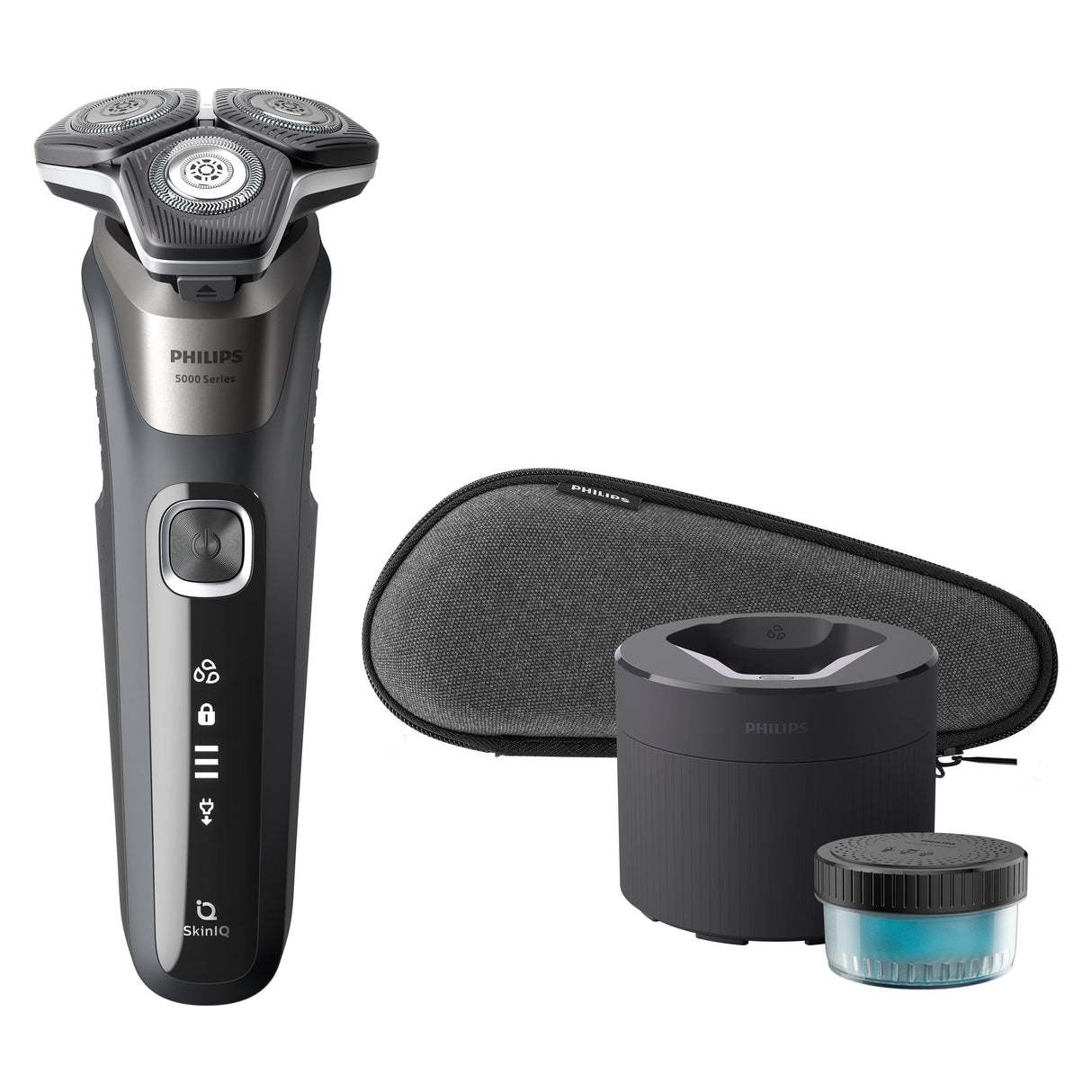 EAN 8720689007887 - Philips SHAVER Series 5000 S5887/50 afeitadora Máquina de afeitar de rotación Recortadora Gris imagen 4