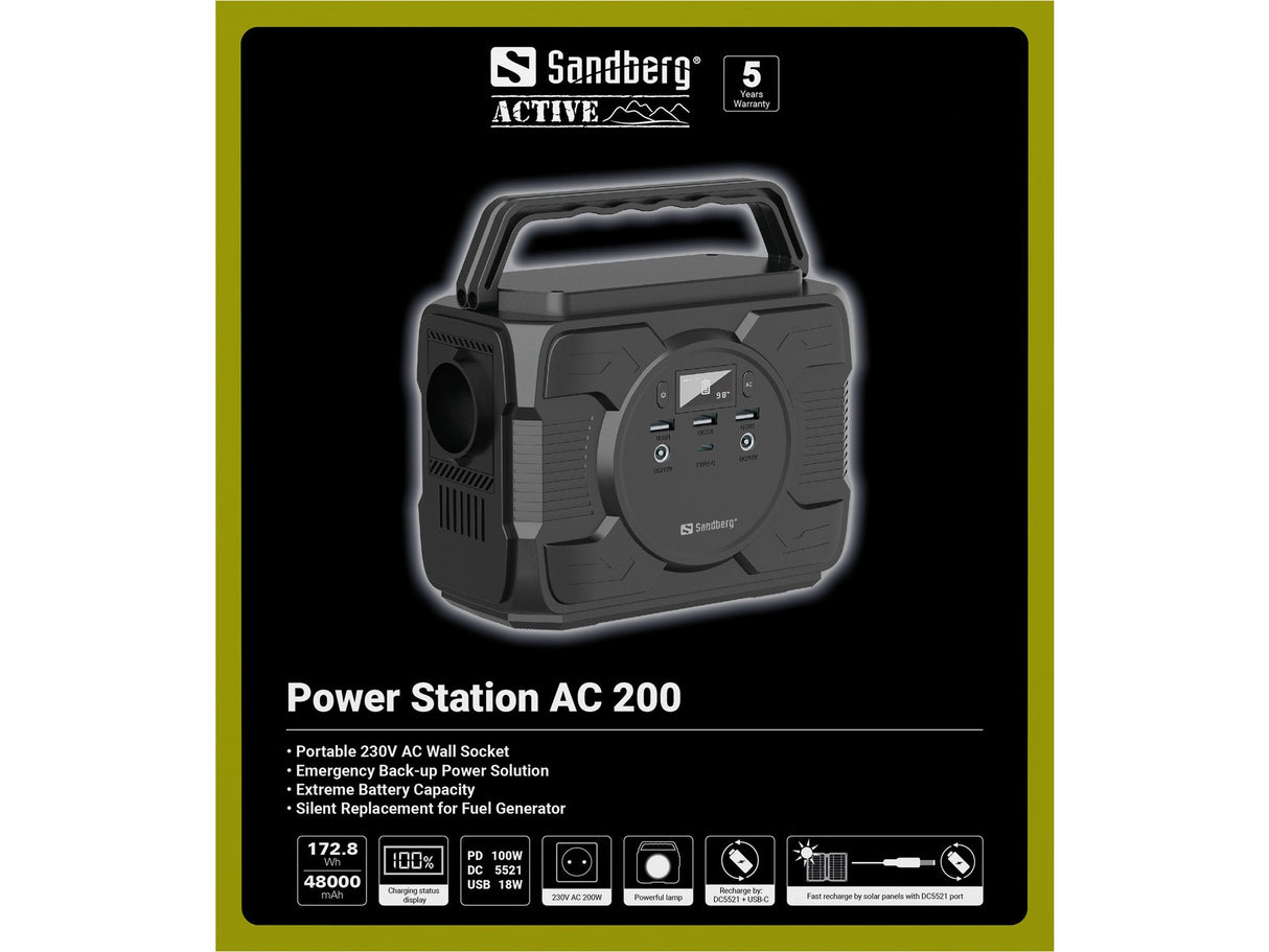 EAN 5705730420832 - Sandberg 420-83 estación de energía portátil 48000 mAh 200 W 1,86 kg imagen 7