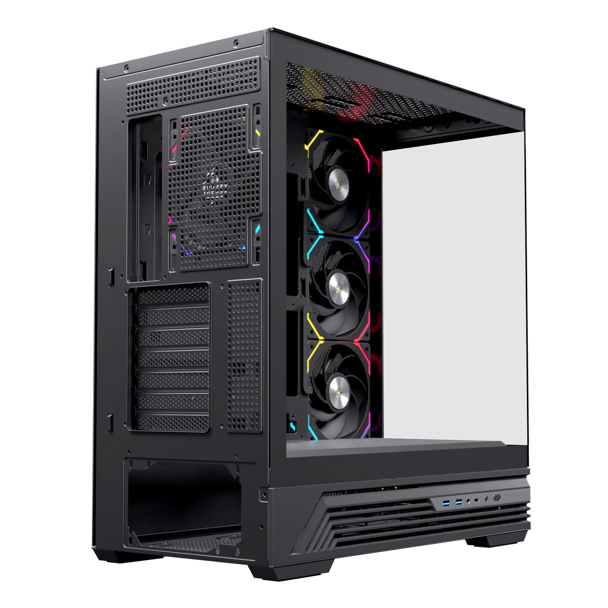 EAN 6977277361148 - Einarex EXCS-PR-800R-B carcasa de ordenador Midi Tower Negro imagen 8