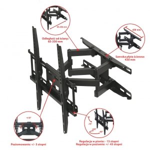 EAN 5902115405136 - ART RAMT ADUX150 soporte para TV imagen 5