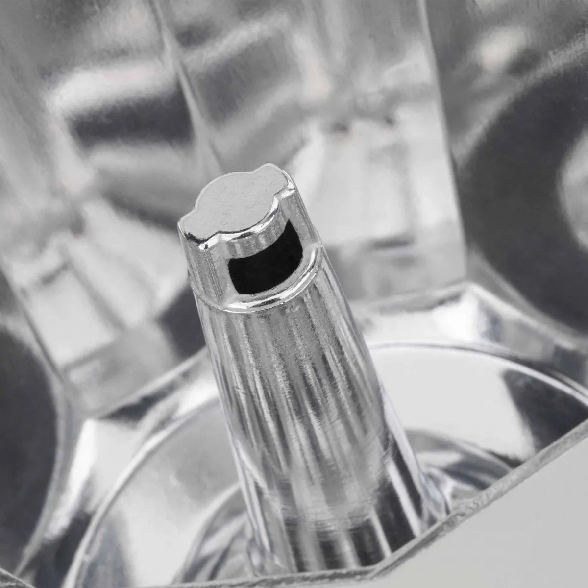 Jata Italian Coffee Maker Bistrea Induction Aluminium Body 3cups White-Black Hcaf2403