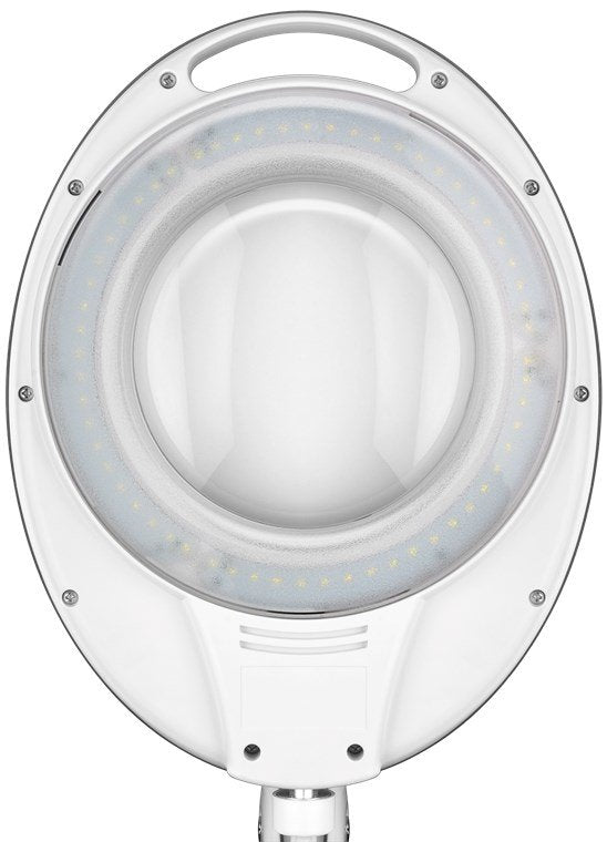 Lámpara De Aumento Con Lupa 8w 650lm 127mm Cristal 60led