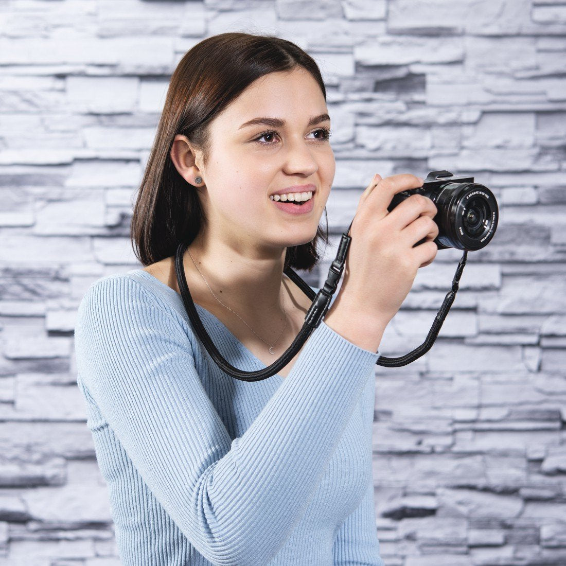 Hama Braid 120 Correa Cámara Digital Nylon Negro