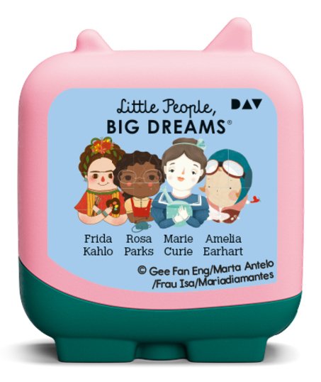 Tonies Clever Tonie Gente Pequeña, Gran Sueño: Frida Kahlo, Rosa Parks, Marie Curie, Amelia Earhart, Figura De Juguete 11001060