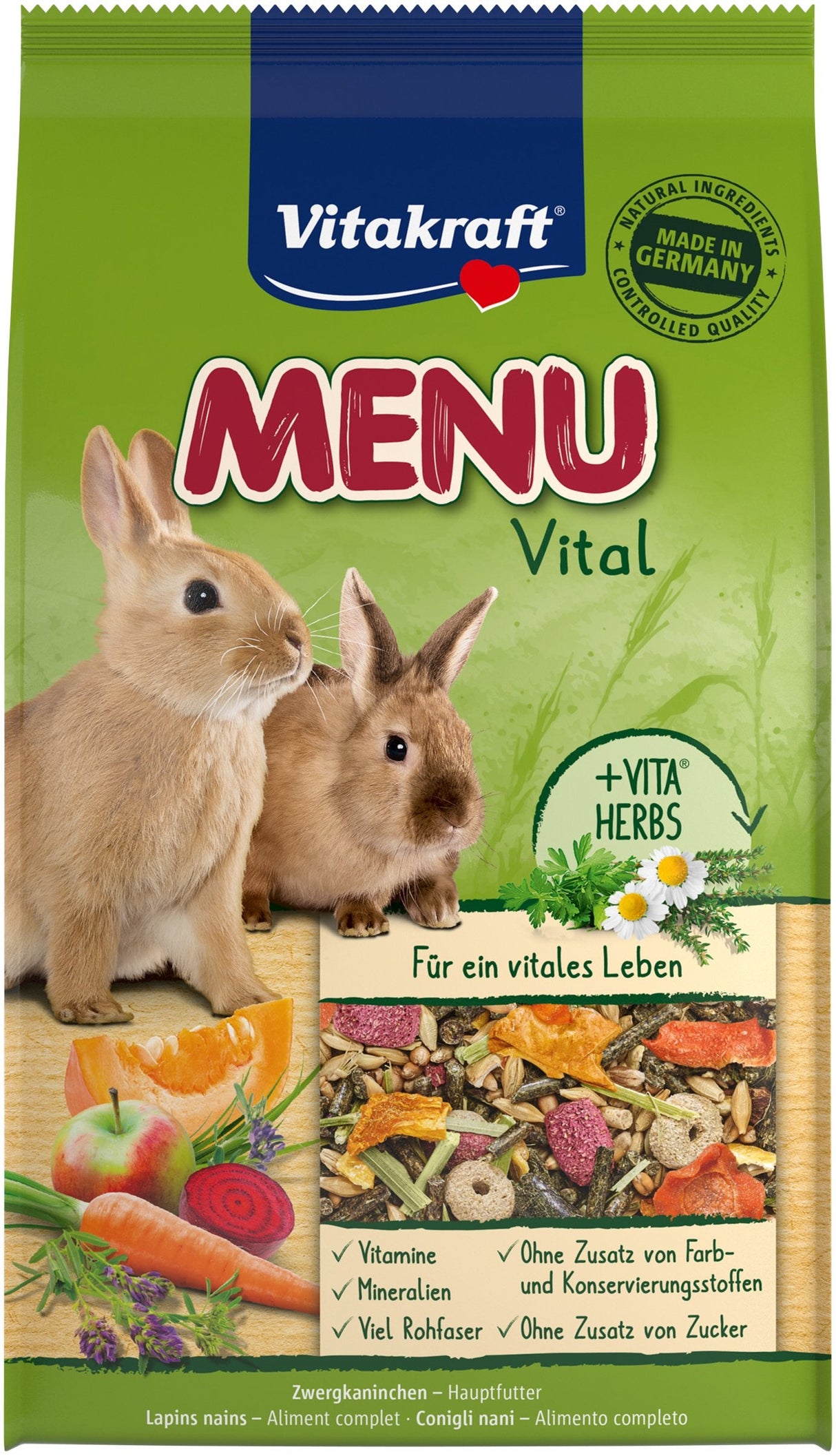 Vitakraft Menu Vital - Comida Para Conejos - 3kg