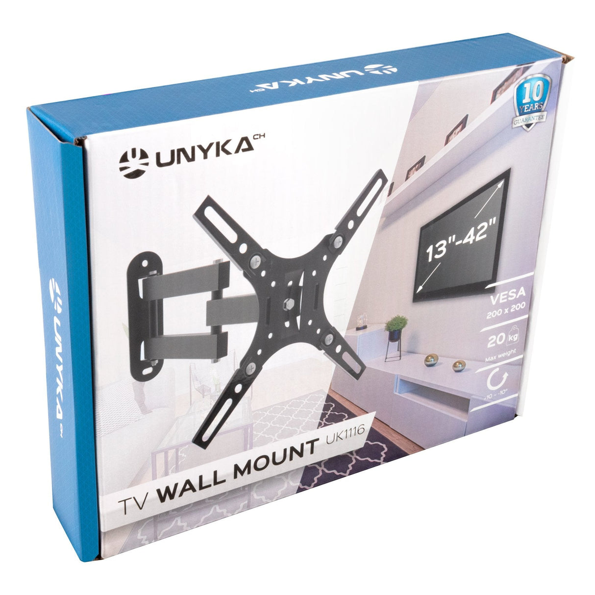 Soporte De Pared Universal Inclinable Y Giratorio Uk1116