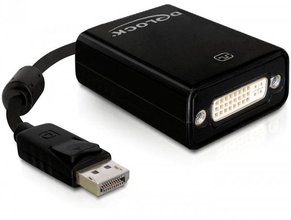 Delock Adaptador Displayport 1.1 Macho > Dvi Hembra Passiv Negro