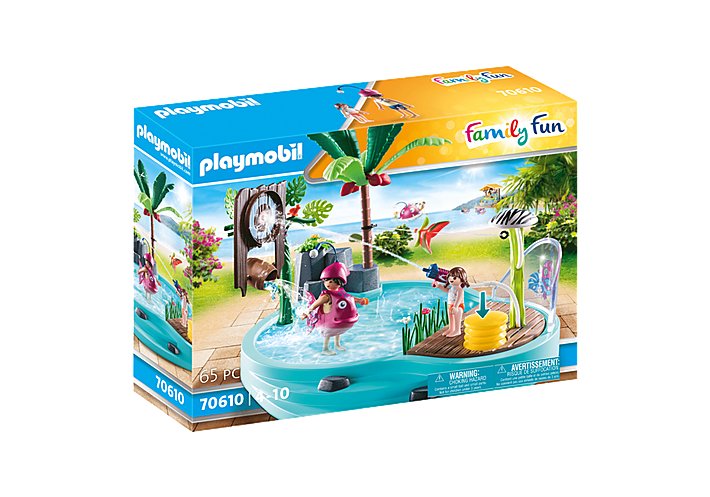 Playmobil 70610 Family Fun - Bonita Piscina Con Salpicaduras De Agua