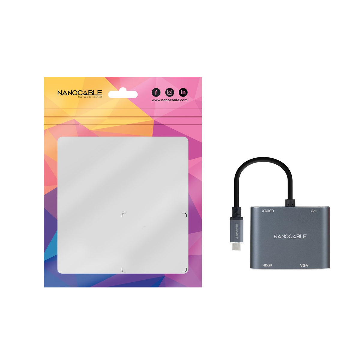 EAN 8433281013285 - Nanocable 10.16.4304 Adaptador gráfico USB imagen 4