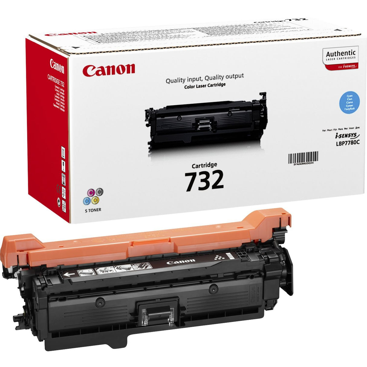 EAN 4960999909110 - Canon 732C cartucho de tóner 1 pieza(s) Original Cian imagen 2