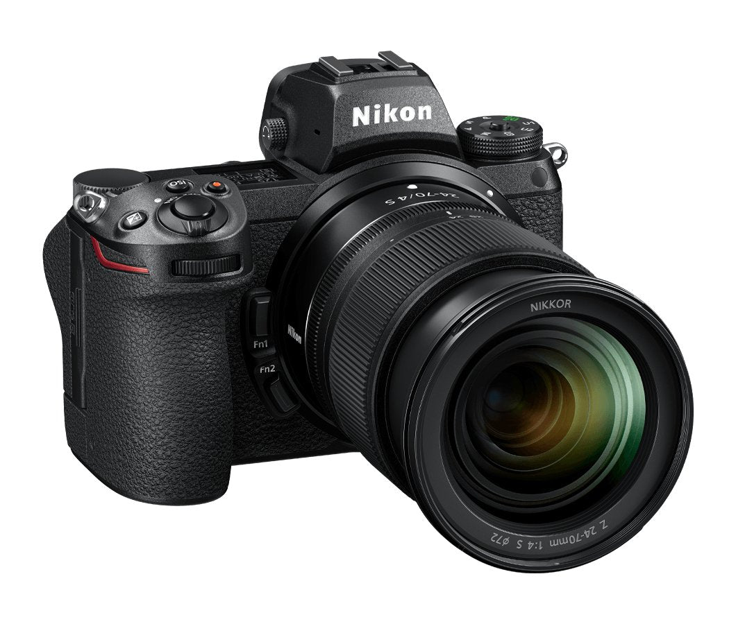 Cámara Evil Nikon Z 6ii + 24 70 F4 24.5 Mp 8.12 Cm Iso 100 51 200 Wifi Dual Expeed Negro