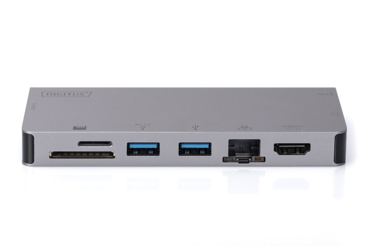 EAN 4016032456674 - Digitus DA-70877 base para portátil y replicador de puertos Alámbrico USB 3.2 Gen 1 (3.1 Gen 1) Type-C Gr imagen 2