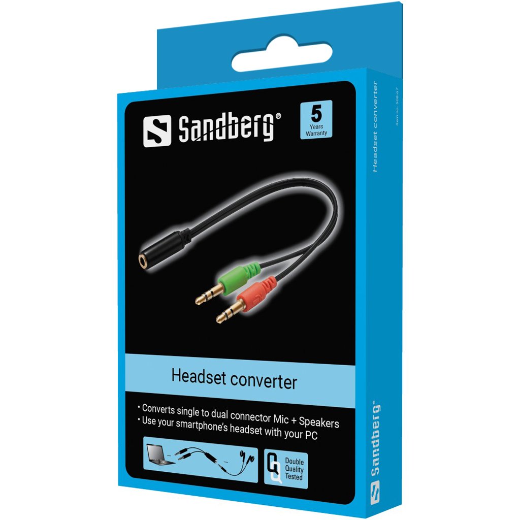 Converter Sandberg Headset Apple Pc