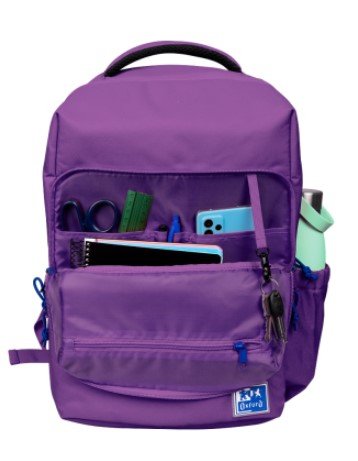 Oxford Mochila B-Ready Oxfbag Rpet Lila