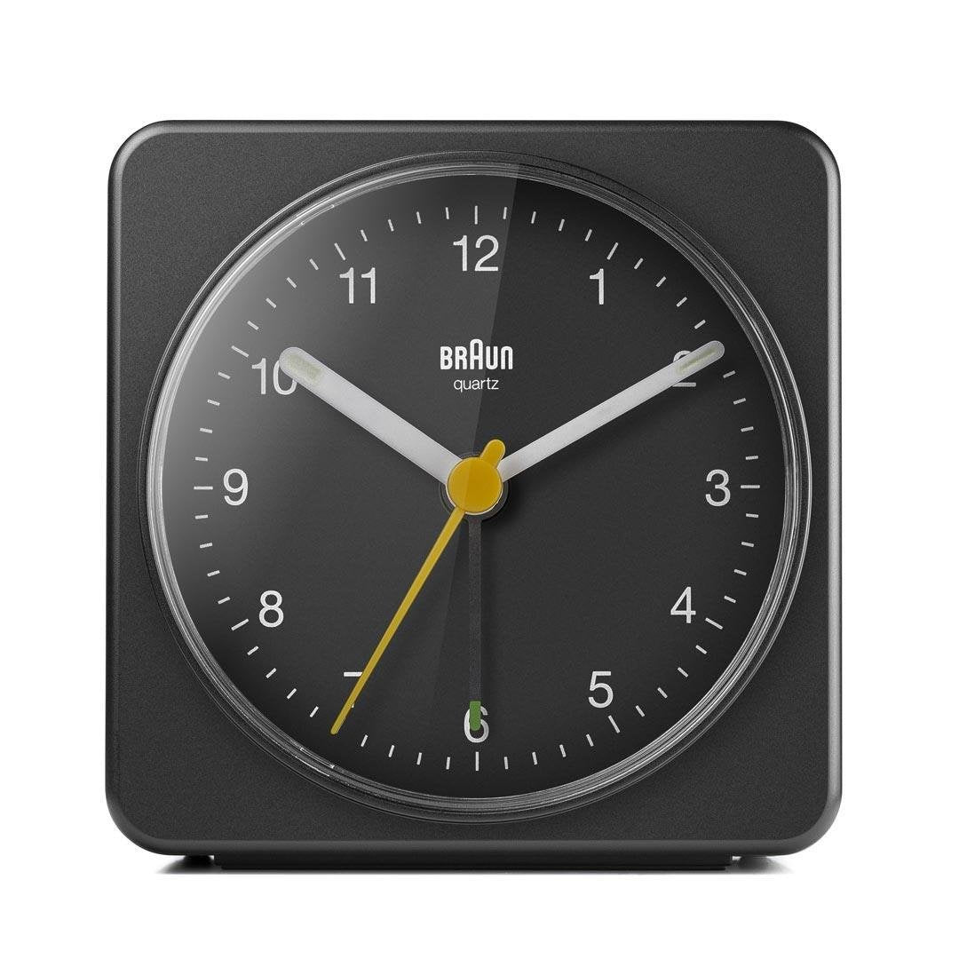 Braun Bc 03 B Reloj Despertador De Cuarzo Analógico Negro