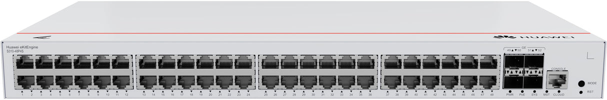 EAN 6901443450169 - HUAWEI eKit S310 Series S310-48P4S Gestionado L2+ Gigabit Ethernet (10/100/1000) Energía sobre Ethernet ( imagen 1