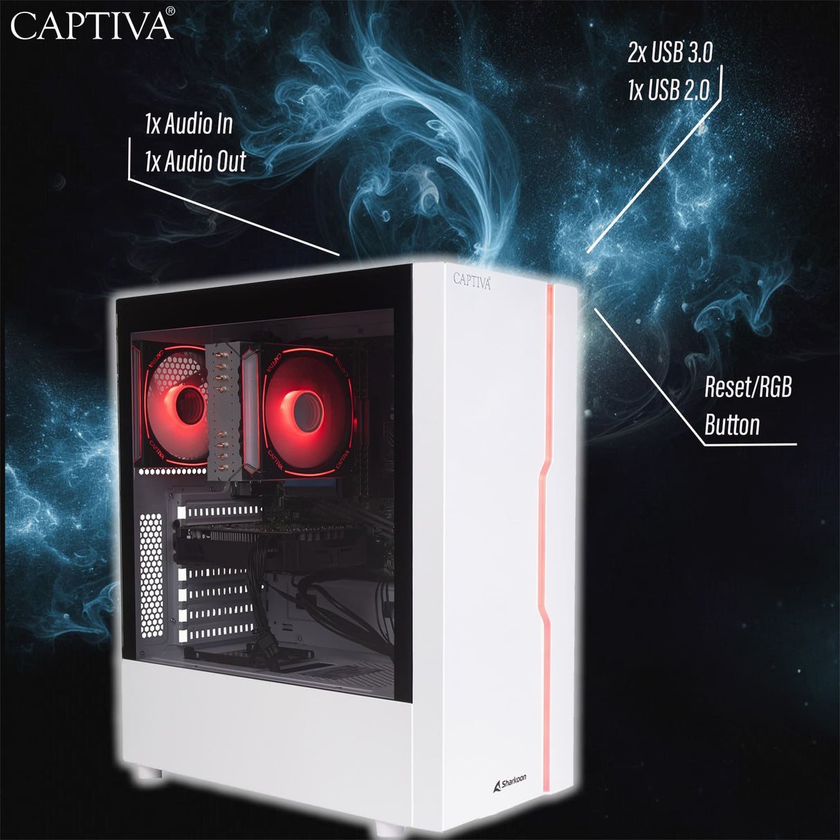 EAN 4046373783467 - CAPTIVA Advanced Gaming I78-346 Intel® Core™ i5 i5-12400F 32 GB DDR4-SDRAM 1 TB SSD NVIDIA GeForce RTX 30 imagen 6