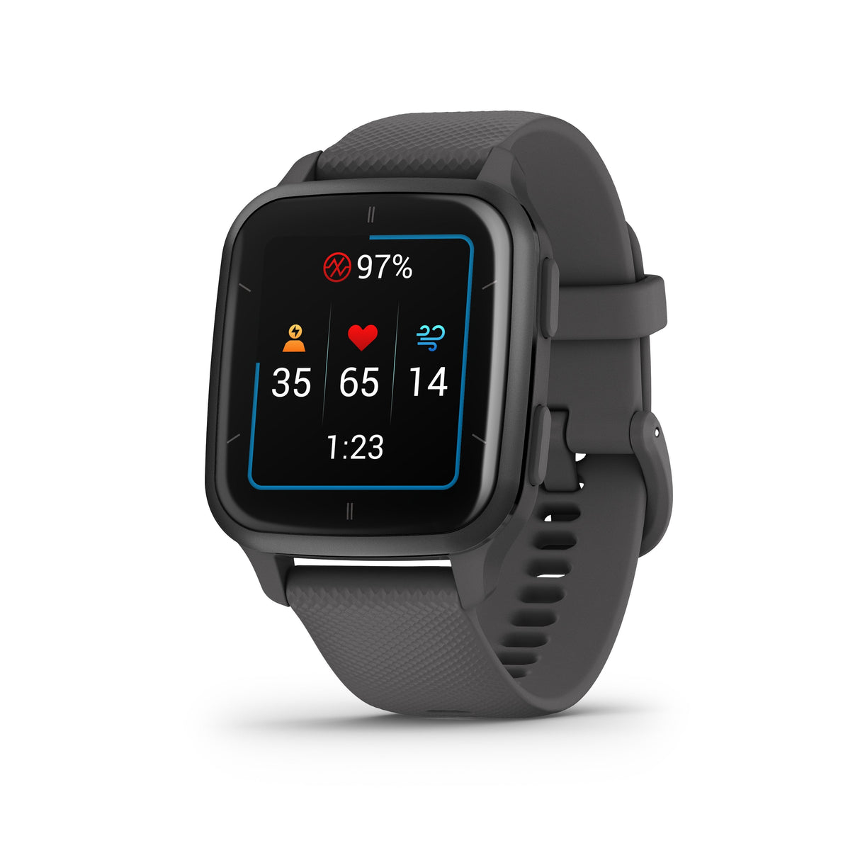 EAN 0753759304829 - Garmin Venu Sq 2 3,56 cm (1.4") AMOLED 40 mm Digital Pantalla táctil Gris GPS (satélite) imagen 1