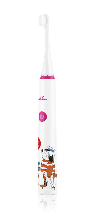 EAN 8590393324514 - Eta Sonetic Kids Maxipes Niño Cepillo dental sónico Rosa, Blanco imagen 2