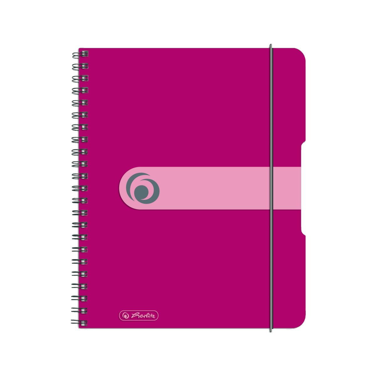 Herlitz Spiralblock "To Go" Pp-Cover A5 80 Bl. Beere