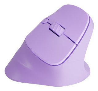 Raton Natec Crake 2 Inalambrico Vertical Bt 5.2 + 2.4ghz 2400 Dpi Color Lavanda