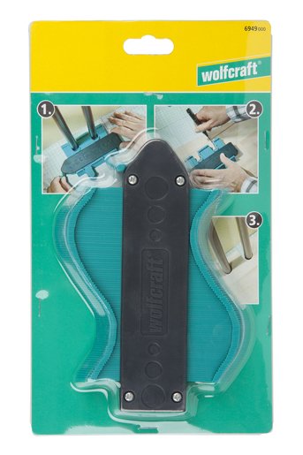 EAN 4006885694903 - wolfcraft GmbH 6949000 galga de radio Profile gauge Negro, Azul imagen 5
