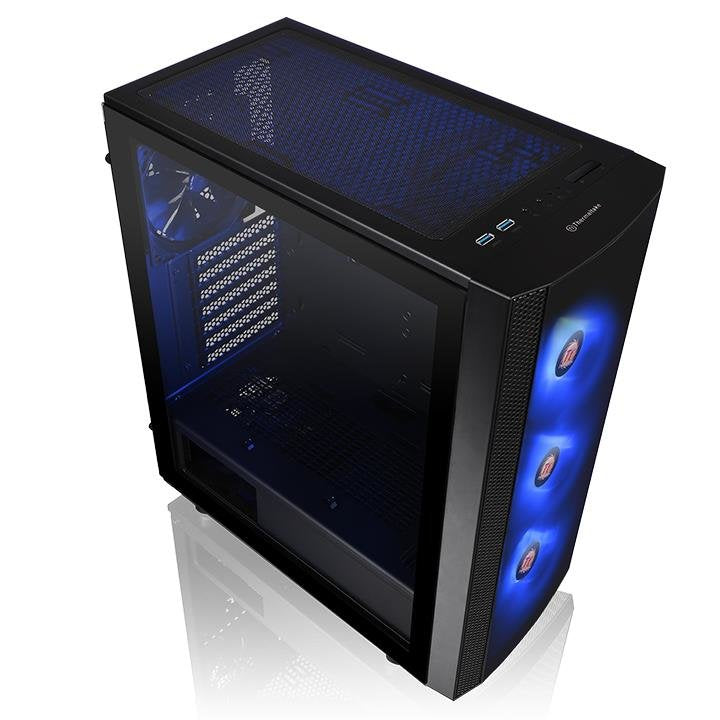 EAN 4711246874411 - Thermaltake Versa J25 TG RGB Midi Tower Negro imagen 3