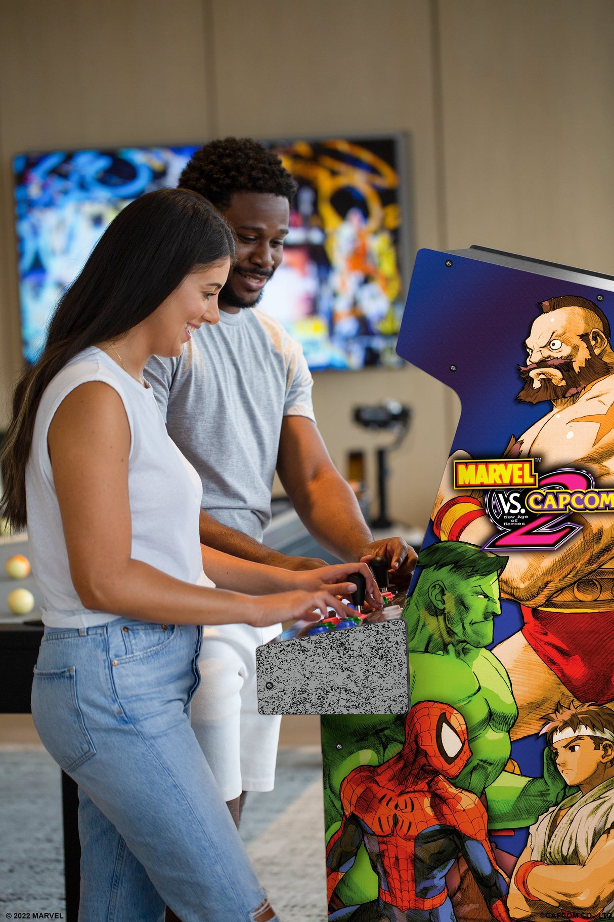 EAN 1220000277076 - Arcade1Up Marvel Vs. Capcom 2 Arcade Game imagen 8