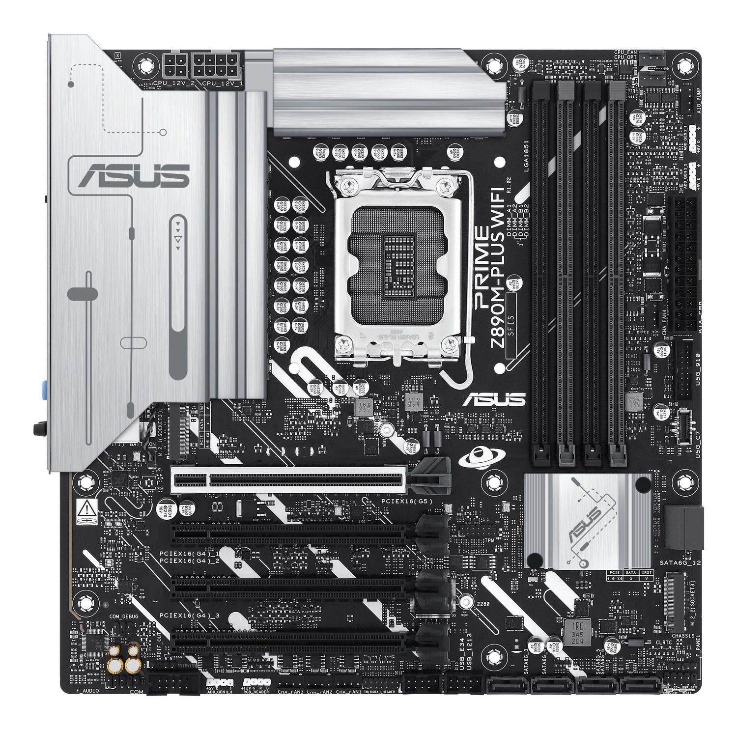Asus Prime Z890m-Plus Wifi Intel Z890 Lga 1851 (Socket V1) Micro Atx