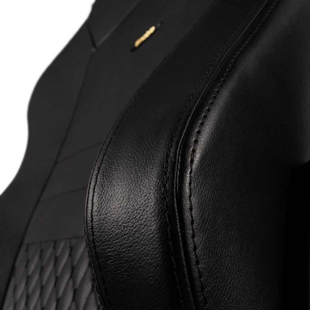 Noblechairs Hero Echtleder Gaming Silla - Negro Negro