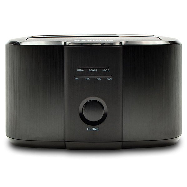 Axagon Estación De Acoplamiento Dual Adsa-St, Usb 3.0, 2x 2.5"/3.5" Ssd/Hdd, Sata 6 - Negro