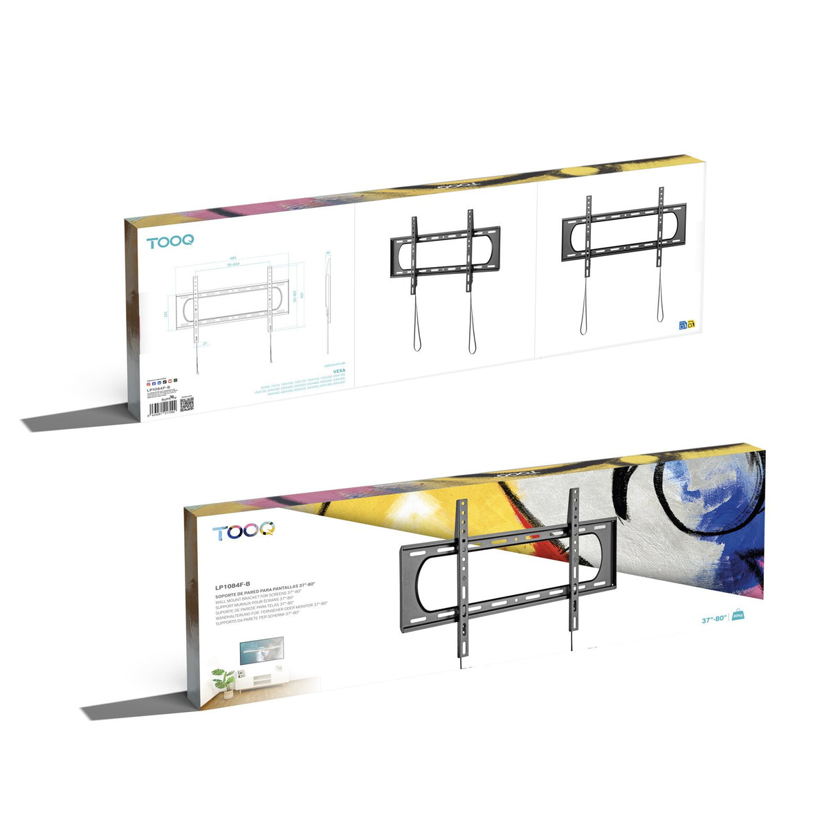 EAN 8433281017092 - TooQ LP1084F-B soporte para TV 2,03 m (80") imagen 8