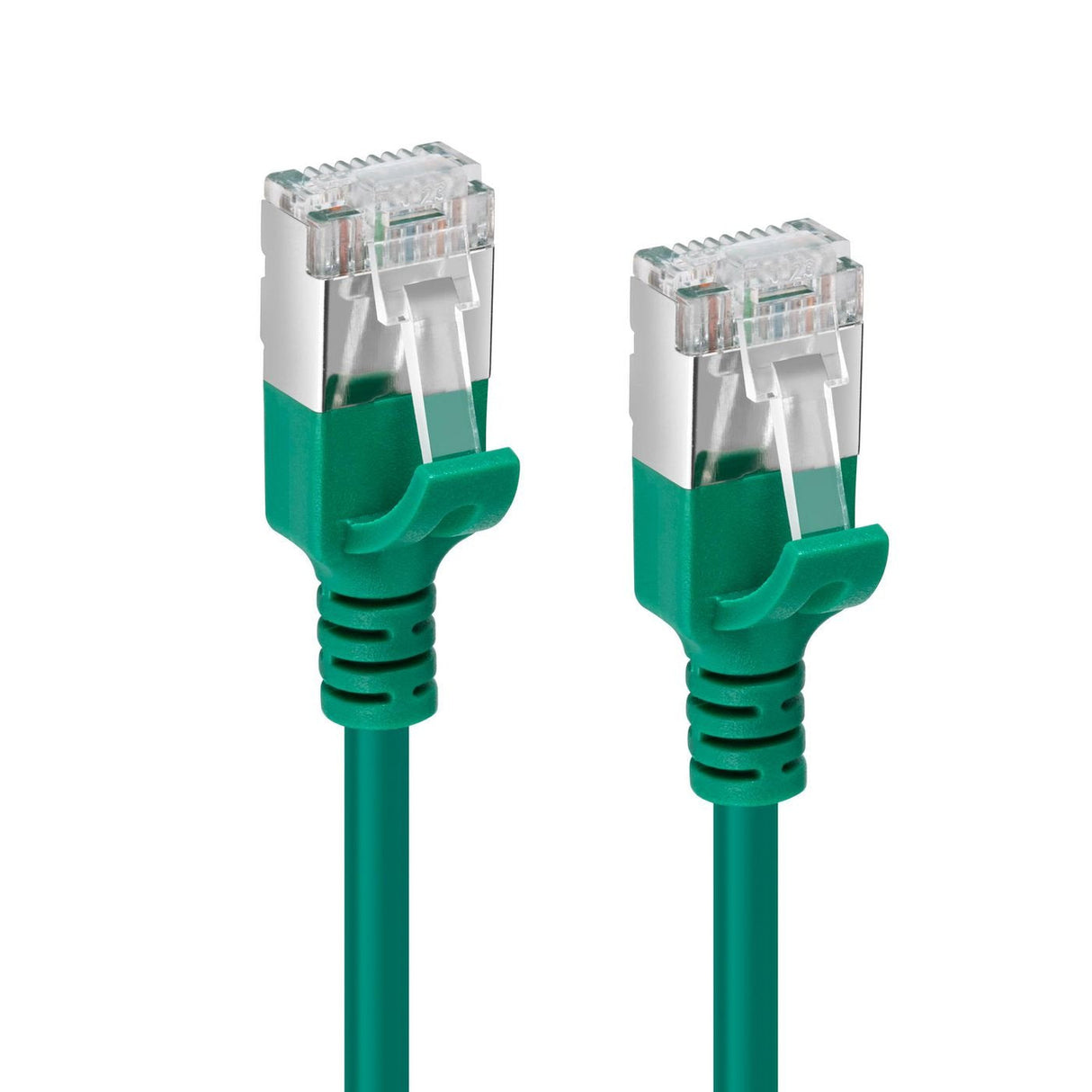 Cat6a U-Ftp Slim, Lszh, 0.15m Network Cable, Green