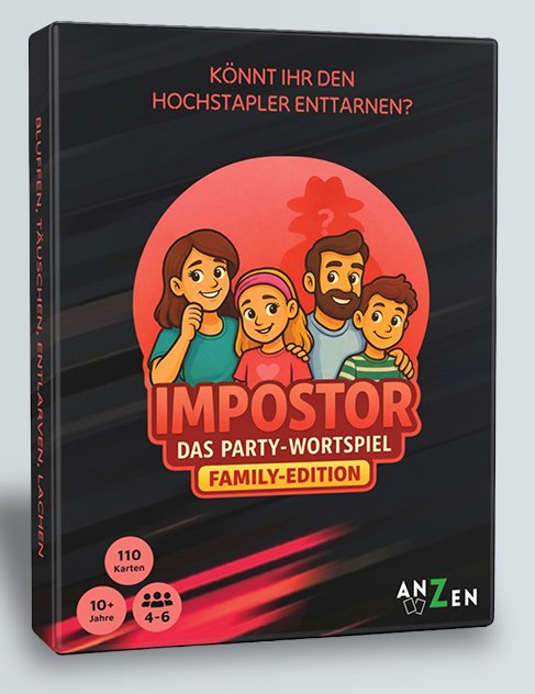 Anzen - Impostor - Das Party-Wortspiel - Family Edition