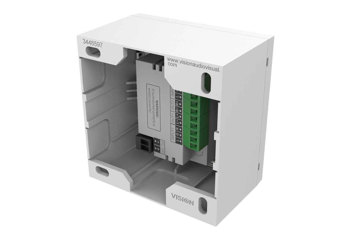 Vision Tc3-Amp Amplificador De Audio 2.0 Canales Hogar Blanco