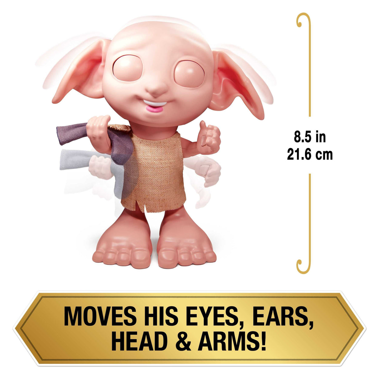 Figura Spin Master Wizarding World - Dobby House Elf Interactivo 6069165