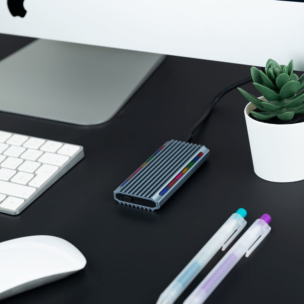 Tooq Shinobi Carcasa Externa Ssd M.2 Ngff/Nvme Usb-A 3.1 Gen2 Rgb
