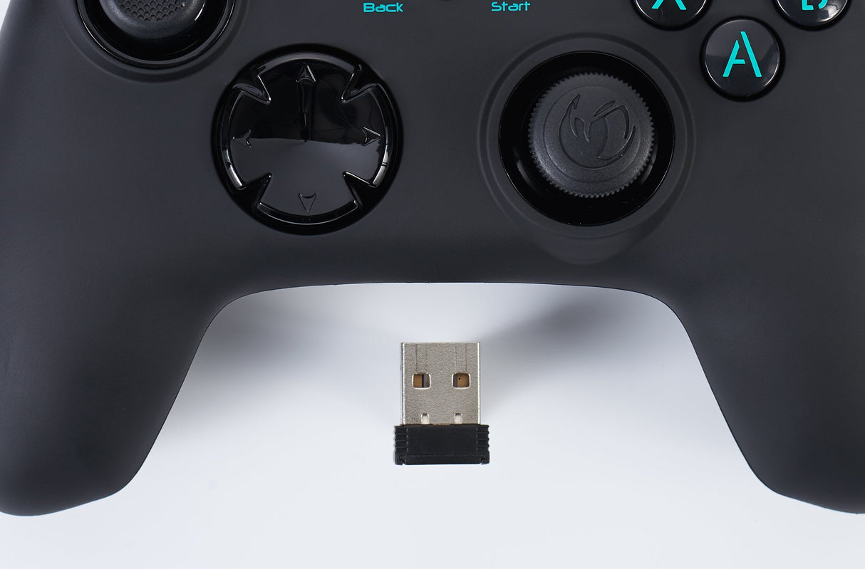 Gamepad Nacon Pc Pcgc-200wl Negro Wireless/2,4ghz/10 M/Vibracion/Tacto Suave Pcgc-200wl