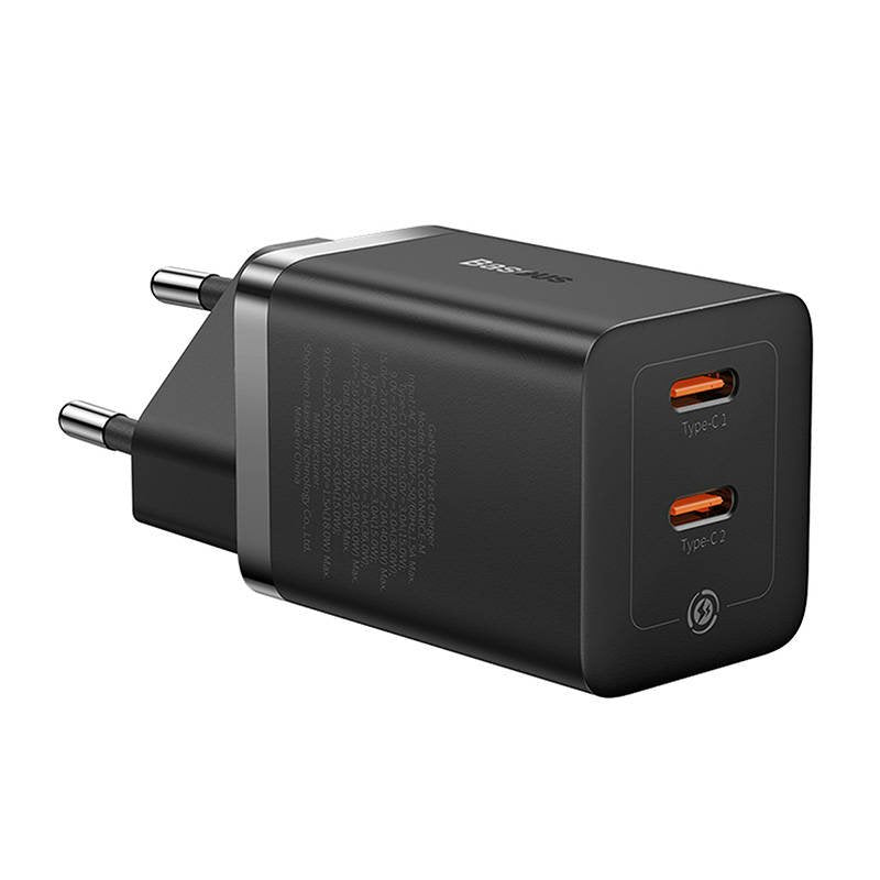 Baseus Gan5 Pro Fast Charger C+C 40w Eu Czarny