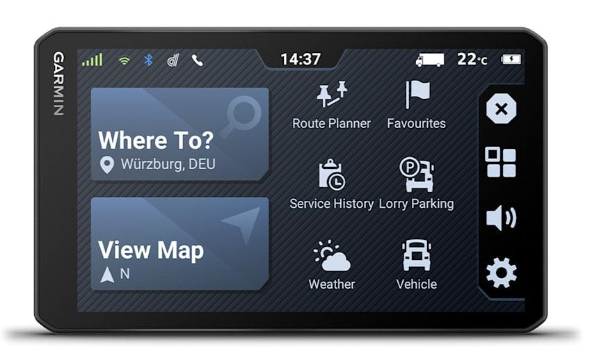 Garmin Dezl Lgv720 Navegador Gps Para Camiones 7" Con Mapas De Europa