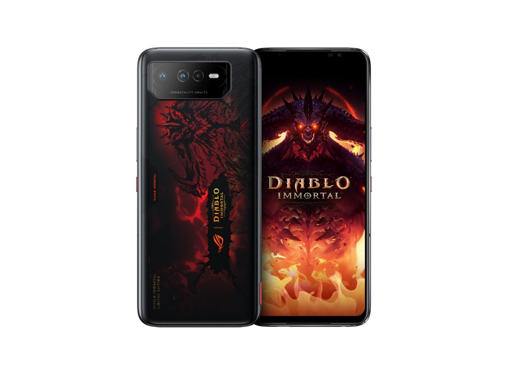 Asus Rog Phone 6 Diablo Immortal Edition 17,2 Cm (6.78") Sim Doble Android 12 5g Usb Tipo C 16 Gb 512 Gb 6000 Mah Negro, Rojo