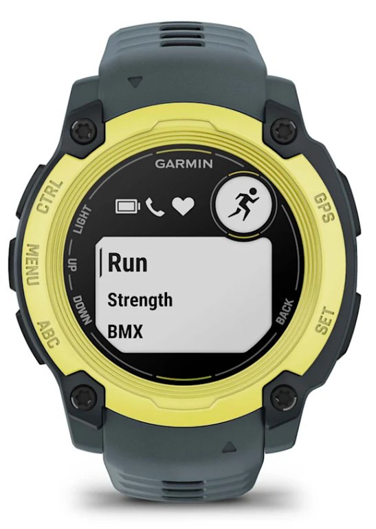 Smartwatch Garmin Instin E 40mm Amarillo Silicona Azul