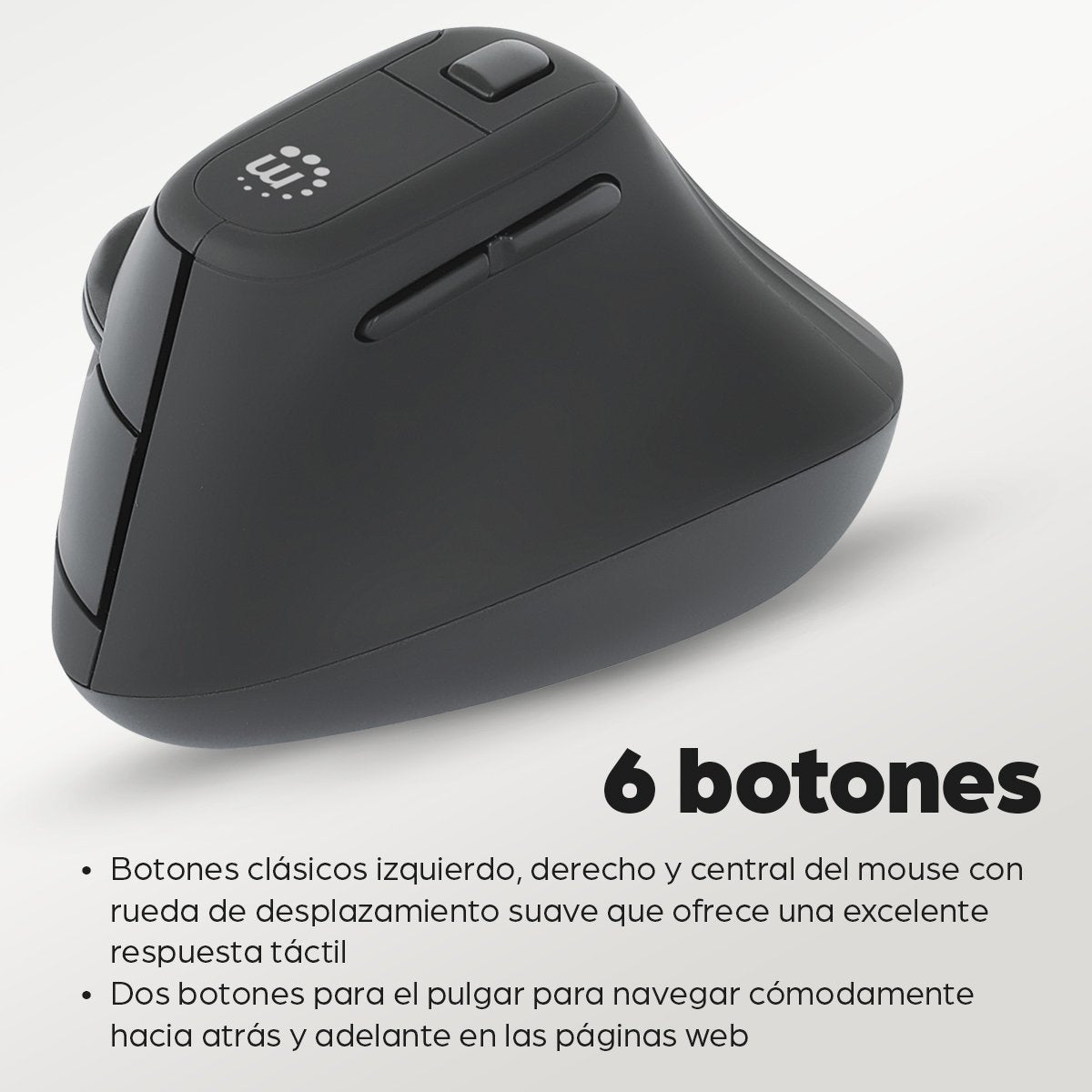 EAN 0766623190336 - Manhattan 190336 ratón Oficina mano derecha RF inalámbrico Óptico 1600 DPI imagen 13
