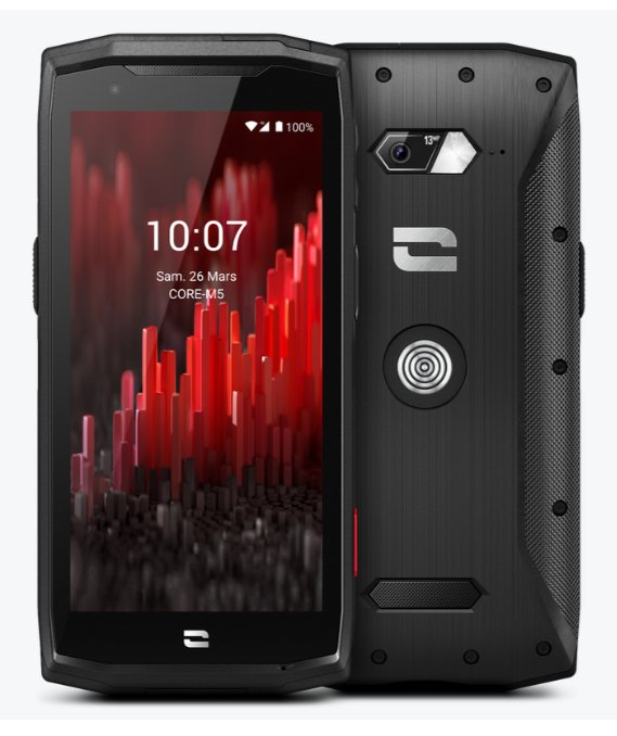 EAN 3700764732335 - Crosscall CORE-M5 12,6 cm (4.95") Ranura híbrida Dual SIM 4G USB Tipo C 4 GB 64 GB 4000 mAh Negro imagen 1