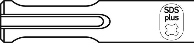 Bosch Professional Cincel Puntiagudo Sds-Plus, 250 Mm 2609390576
