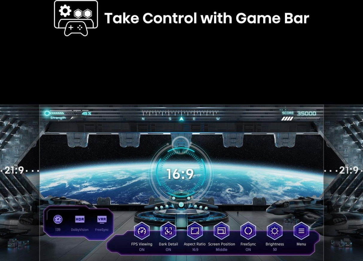 254cm 100" (3840x2160) Hisense 100e77nq Pro 16:9 Qled 144hz 4x Hdmi 2.1 2x Usb Lan Wlan Azultooth Hdr10+ Dolby Vision Iq Negro