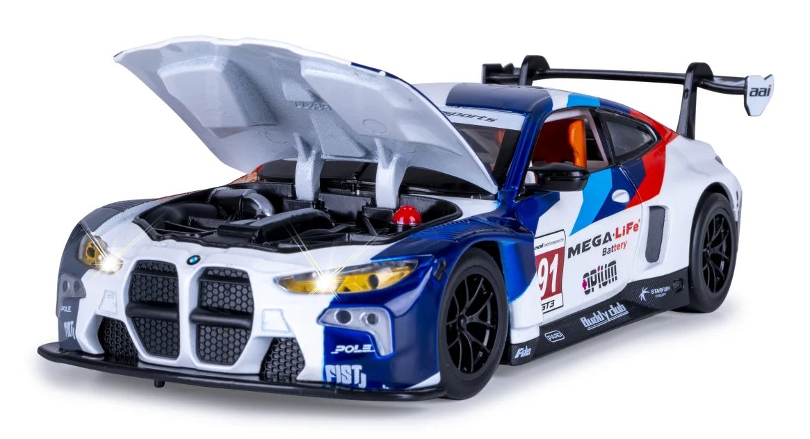 Jamara Bmw M4 Gt3 1:24 Blanco 3+